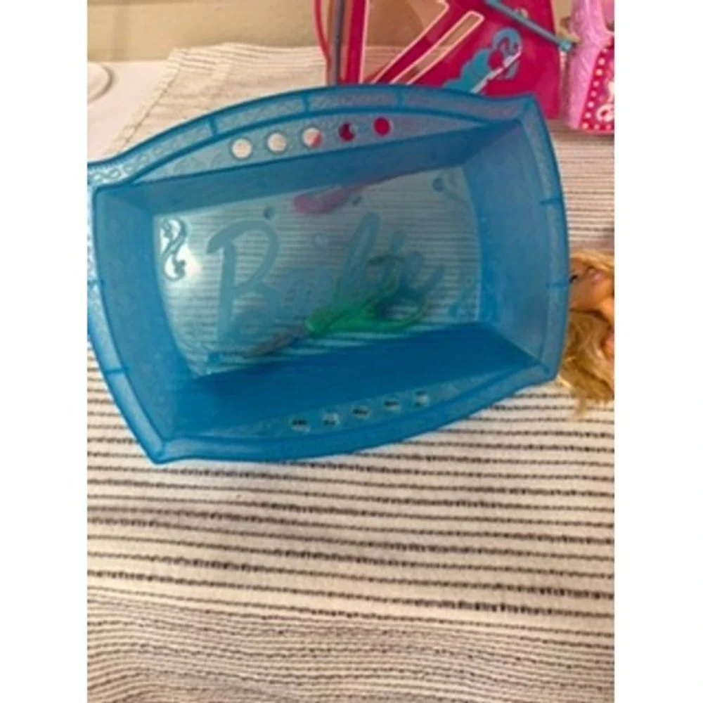 Barbie Doll Lot Merry-Go-Round Sailboat Bathtub 3 Dolls and Shoes Accessories